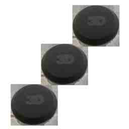 Аппликатор ультрамягкий черный Applicator Black Foam 11,4 x 2,5 см tapered edge 3D 1/3