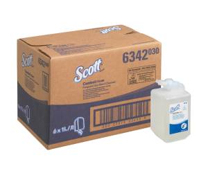 Мыло жидкое пенное в кассетах Scott Control для частого исп., 1 л,  6 шт Kimberly-Clark