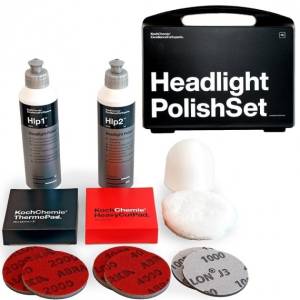 Набор для полировки фар Headlight Polish Set KochChemie