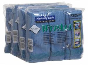 Микрофибра WypAll Microfibre Cloth 40 x 40 см, син., 6  шт. Kimberly-Clark 1/4