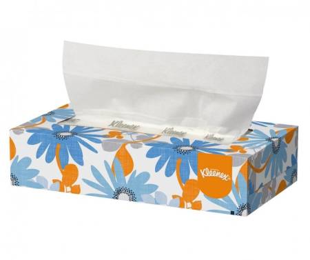 Салфетки косметические для лица Kleenex, 100 л./коробка., 36 коробок, Kimberly-Clark,