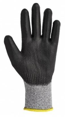 Перчатки антипорезные KleenGuard G60 Purple Nitrile, уровень 5, размер 7, серый с черным, 1 пара, Kimberly-Clark