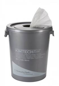 Салфетки полировочные в рул. Kimtech Cloth (блок 300 листов + ведро), белый, Kimberly-Clark,