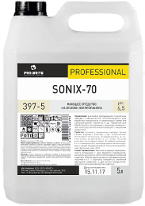 Средство моющее на основе изопропанола, 5 л, SONIX-70