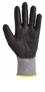 Перчатки антипорезные KleenGuard G60 Purple Nitrile, уровень 5, размер 11, серый с черным, 1 пара, Kimberly-Clark