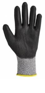Перчатки антипорезные KleenGuard G60 Purple Nitrile, уровень 5, размер 9, серый с черным, 1 пара, Kimberly-Clark