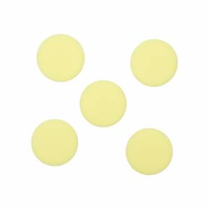 Круг полировальный полутвердый, диам. 4 см, цвет желтый, 5 шт AuTech