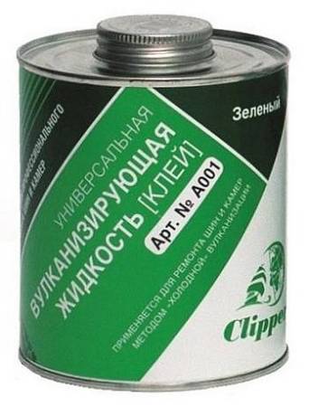 Клей (вулканизирующая жидкость), 1 литр. Clipper A001