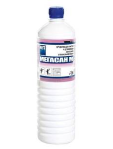 МЕГАСАН М средство для очистки и дезинфекции сантехники и кафельной плитки, гель 1л. К321