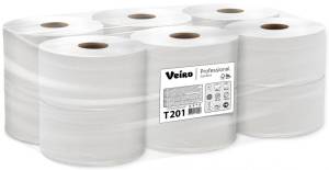 Бумага туалетная однослойная белая Comfort 180 м, (12 рул) Veiro