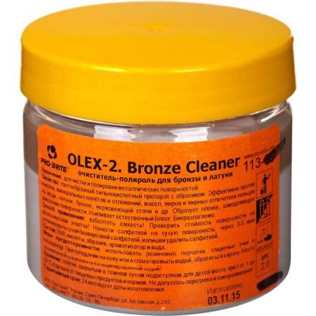 Очиститель-полироль для меди, бронзы и латуни, 200 мл, OLEX-2 Bronze Cleaner