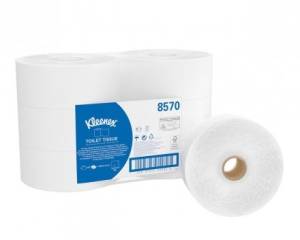 Бумага туал. в бол. рул. Kleenex Jumbo Roll, 2 сл., 190 м/рул., 6 рул./уп., Kimberly-Clark,