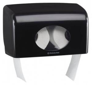Диспенсер для туалетной бумаги в малых рулонах Aquarius, чёрный, Kimberly-Clark,