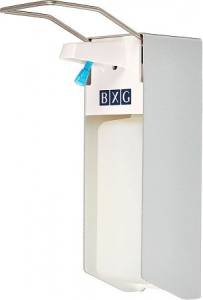 Дозатор жидкого мыла BXG-ESD-3000 650 г, 1 л, 11x34x32 см, локтевой BXG