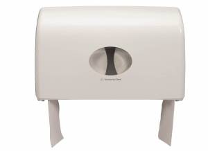 Диспенсер для туалет. бумаги в больших рулонах Aquarius, бел., на 2 рулона, Kimberly-Clark,