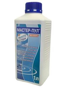 картинка Универсальное средство для обработки воды плавательных бассейнов "МАСТЕР-ПУЛ 4 в 1" 1 л