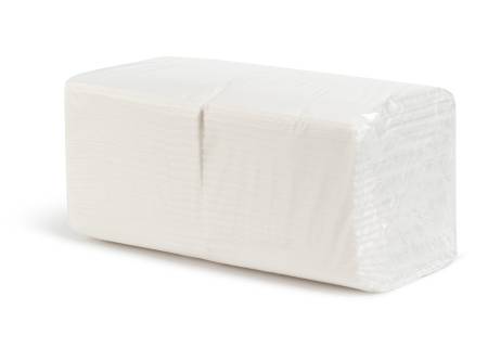 Салфетки сервировочные, белые, 24x24 см, 250 л, 2 слоя (18 пачек) НРБ
