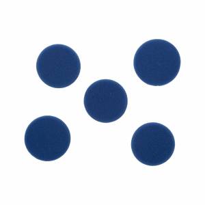 Круг полировальный полутвердый, диам. 4 см, цвет синий, 5 шт AuTech