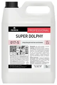Концентрат для ежедневной чистки сантехники SUPER DOLPHY, 5 л, PRO-BRITE