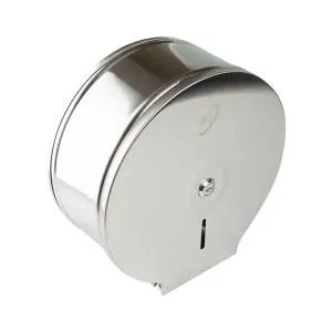 Диспенсер для туалетной бумаги в рулонах NV-2508 нержавеющая сталь серый