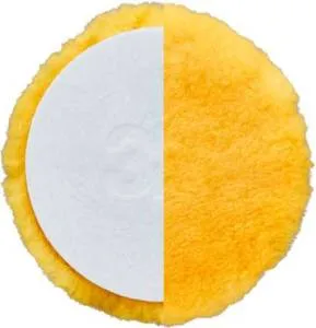 Круг несентетический из шерсти ягненка Yellow X-Cut Lamb Wool Pad 203 мм 3D