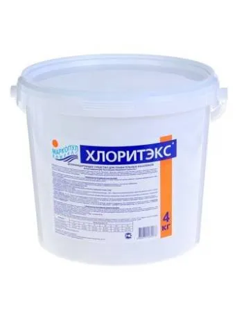 Дезинфицирующее средство в гранулах "ХЛОРИТЭКС" 4 кг