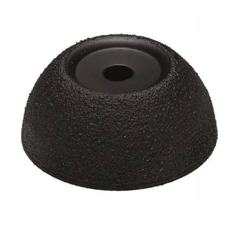 Абразив-сфера черная для пневмодрели 65х25 мм, зерно 60, Clipper