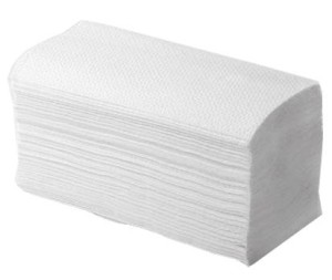 Полотенца бумажные 1 сл V-сложение, 23×22 см,250 листов цвет белый (20 пачек) Laima 1/1
