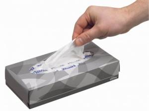 Салфетки косм. для лица Kleenex, белые, 100 л./коробка, 21 коробка/уп., Kimberly-Clark,