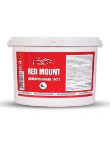 Паста монтажная красная RED MOUNT 5 кг, ACG