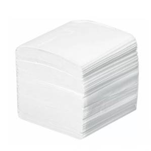 Бумага туалетная ACG 2 слойная, белая, листовая, 100% целлюлоза, 10х22 см., 200 листов для диспен., (40 рул)