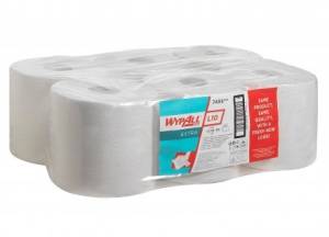 Материал протирочный в рулонах с центральной подачей WypAll L10 Extra, белый, 525 листов/рулон, 6 рулонов/упаковка, Kimberly-Clark