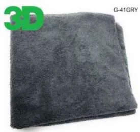 Микрофибра плотная серая Microfiber grey 40х40 см 400 г/м2 3D